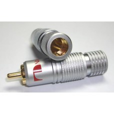 CONECTOR RCA NAKAMICHI 10 mm Silver